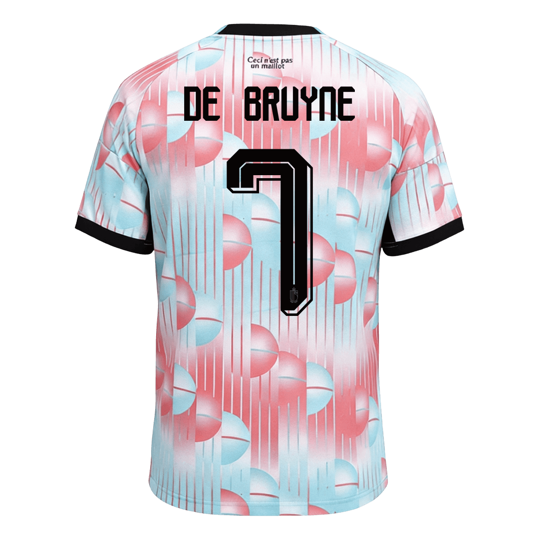 DE BRUYNE #7 Heren België uitshirt WK Voetbal 2026