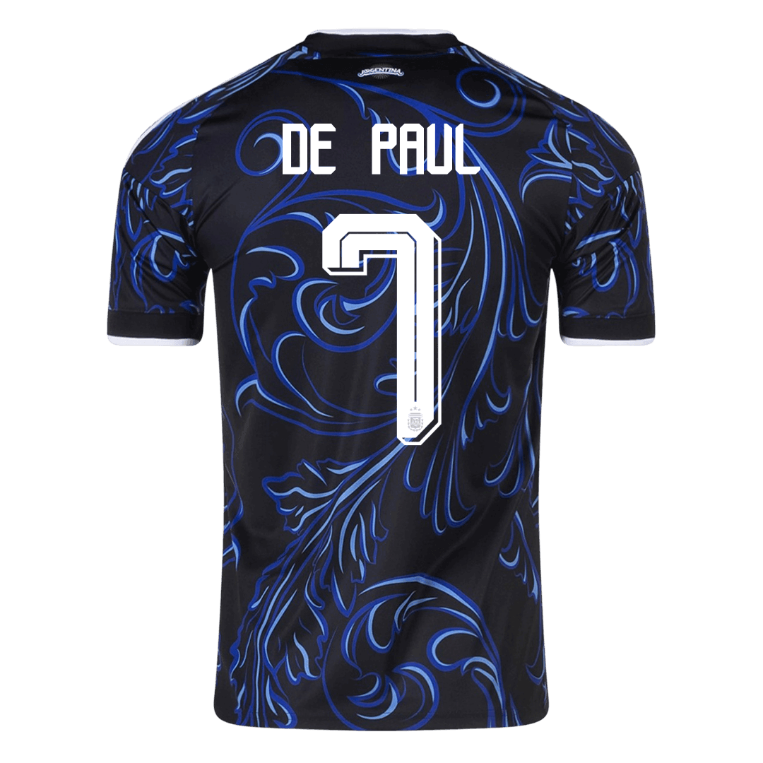 DE PAUL #7 Heren Argentinië uitshirt WK Voetbal 2026