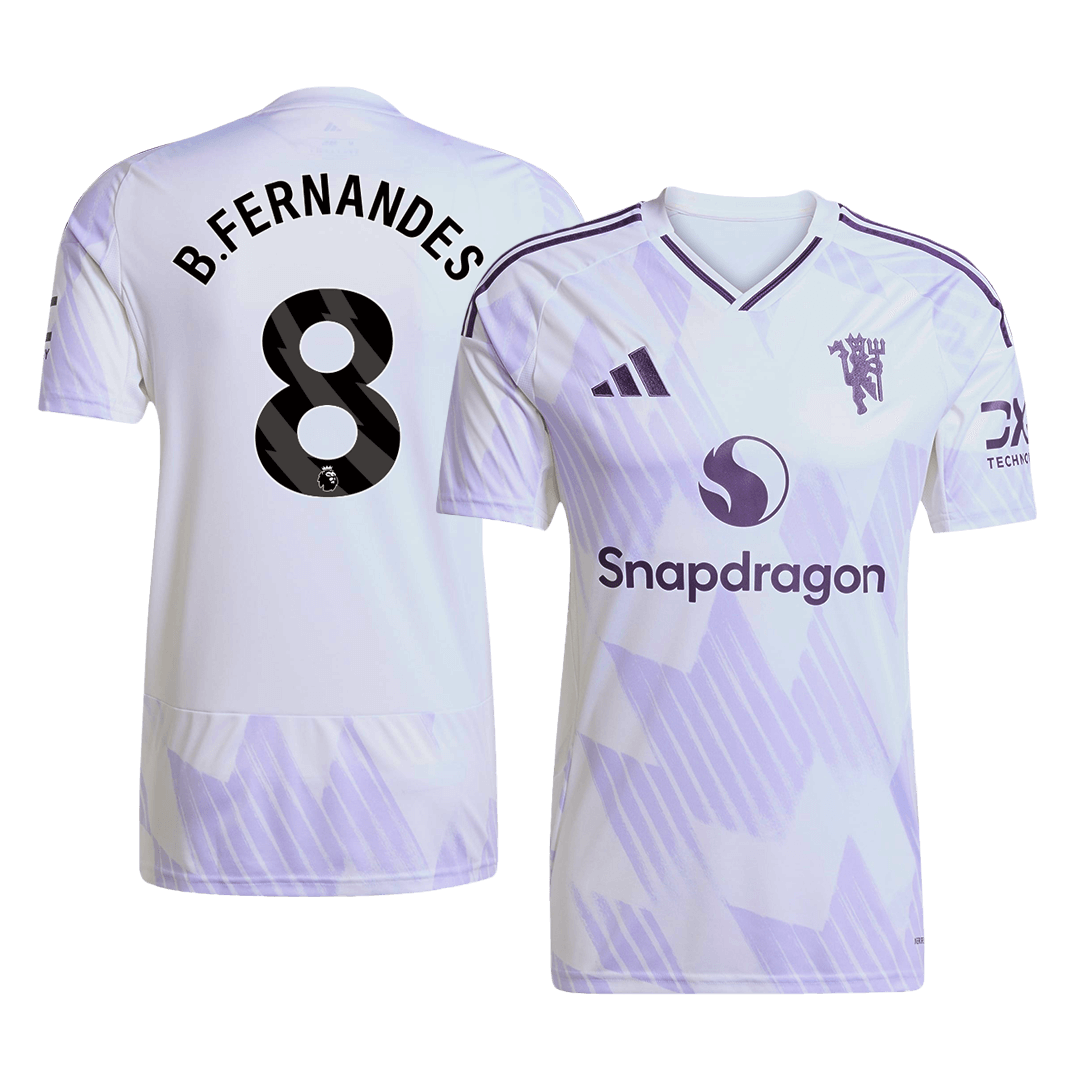 B.FERNANDES #8 Heren Manchester United Uit Voetbalshirt 2025/26 - foto 11