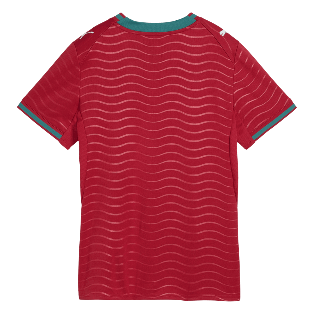 Dames Portugal Thuis Voetbalshirt 2026 - detail