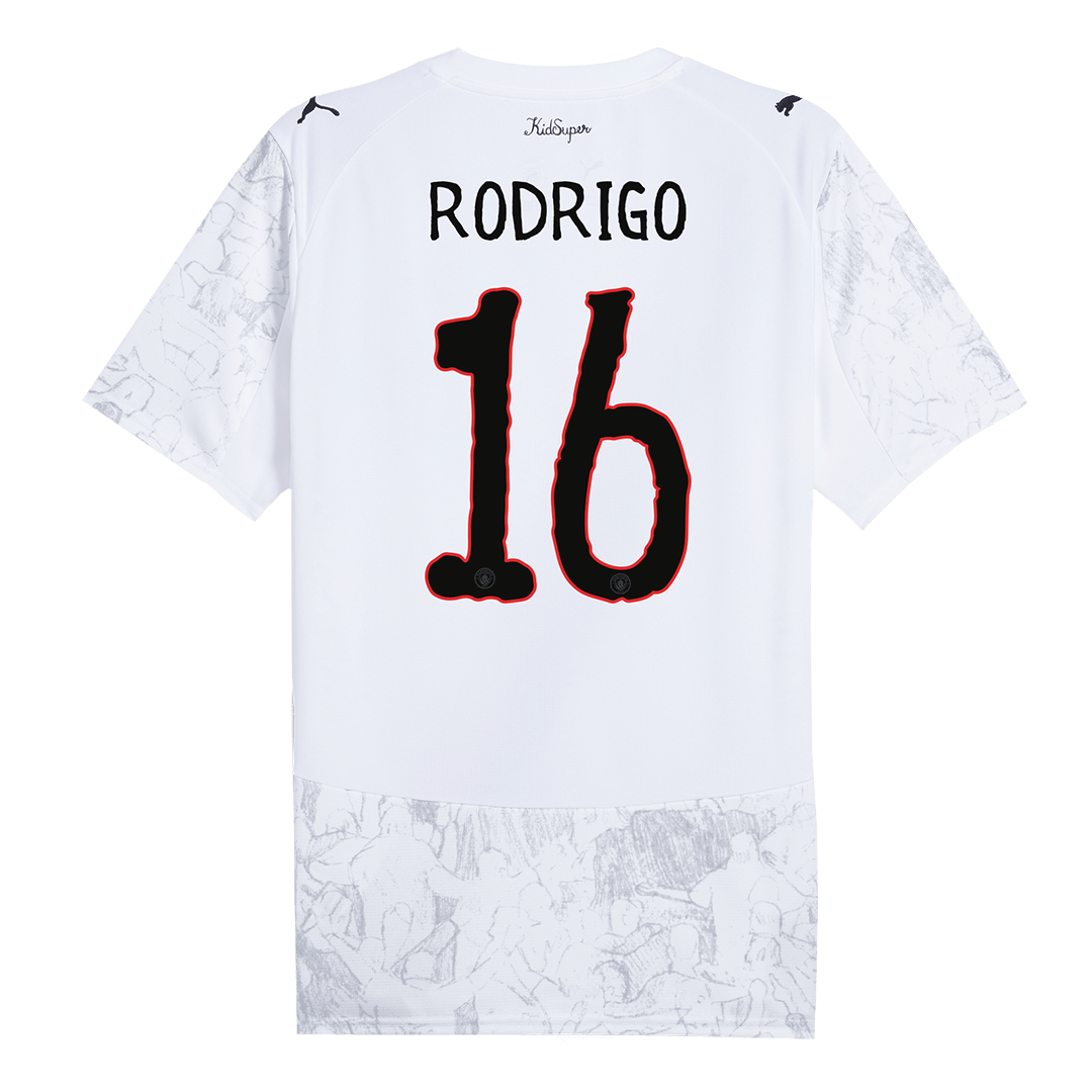 RODRIGO #16 Heren Manchester City KidSuper Voetbalshirt 2025/26 - Club World Cup - detail