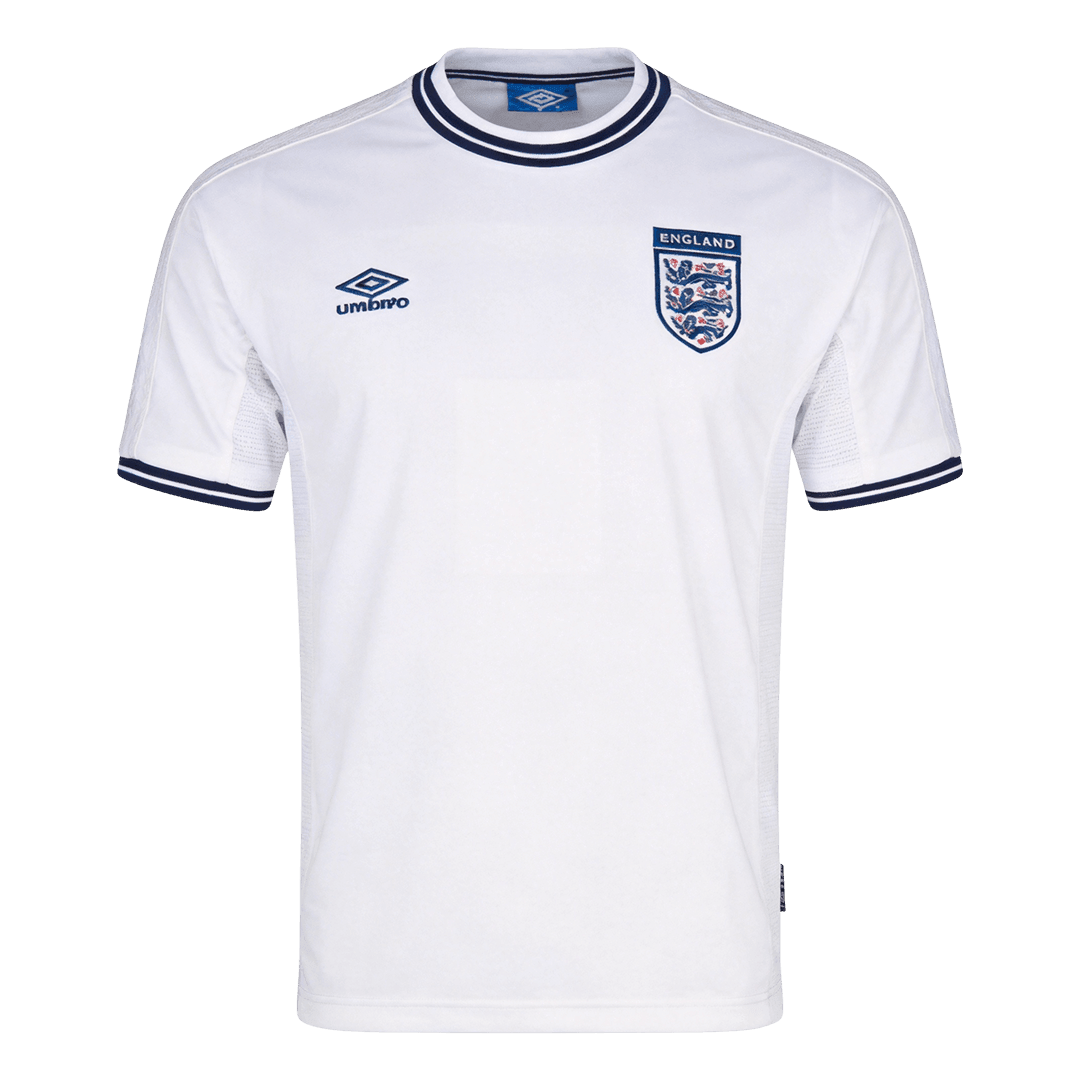 Retro Engeland Thuis Voetbalshirt 2000 - voorkant