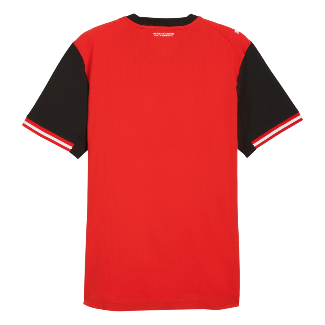 Oostenrijk Thuis Spelersversie Voetbalshirt WK Voetbal 2026 - Slim Fit - detail