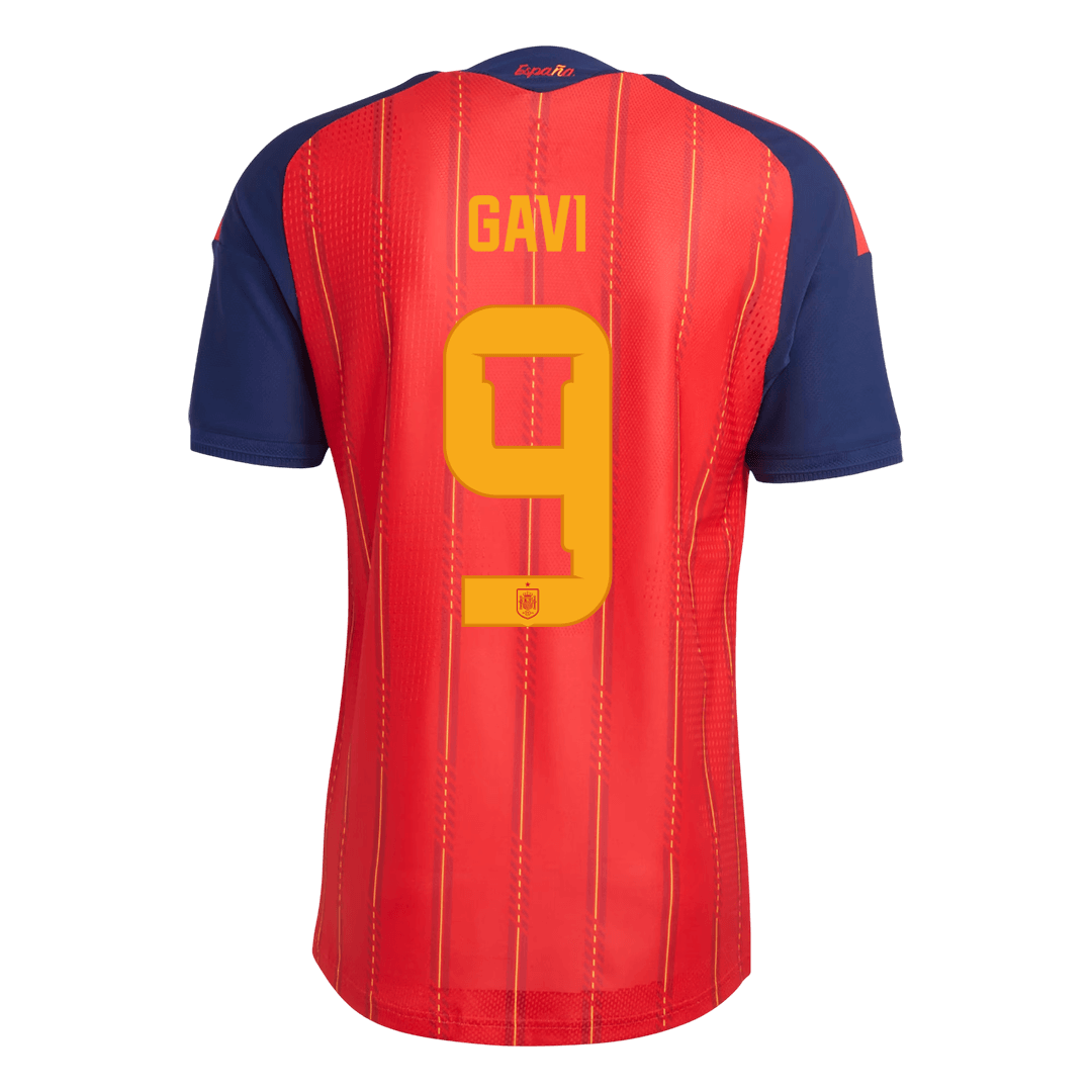 GAVI #9 Spanje Spelersversie thuisshirt WK Voetbal 2026 - slim fit