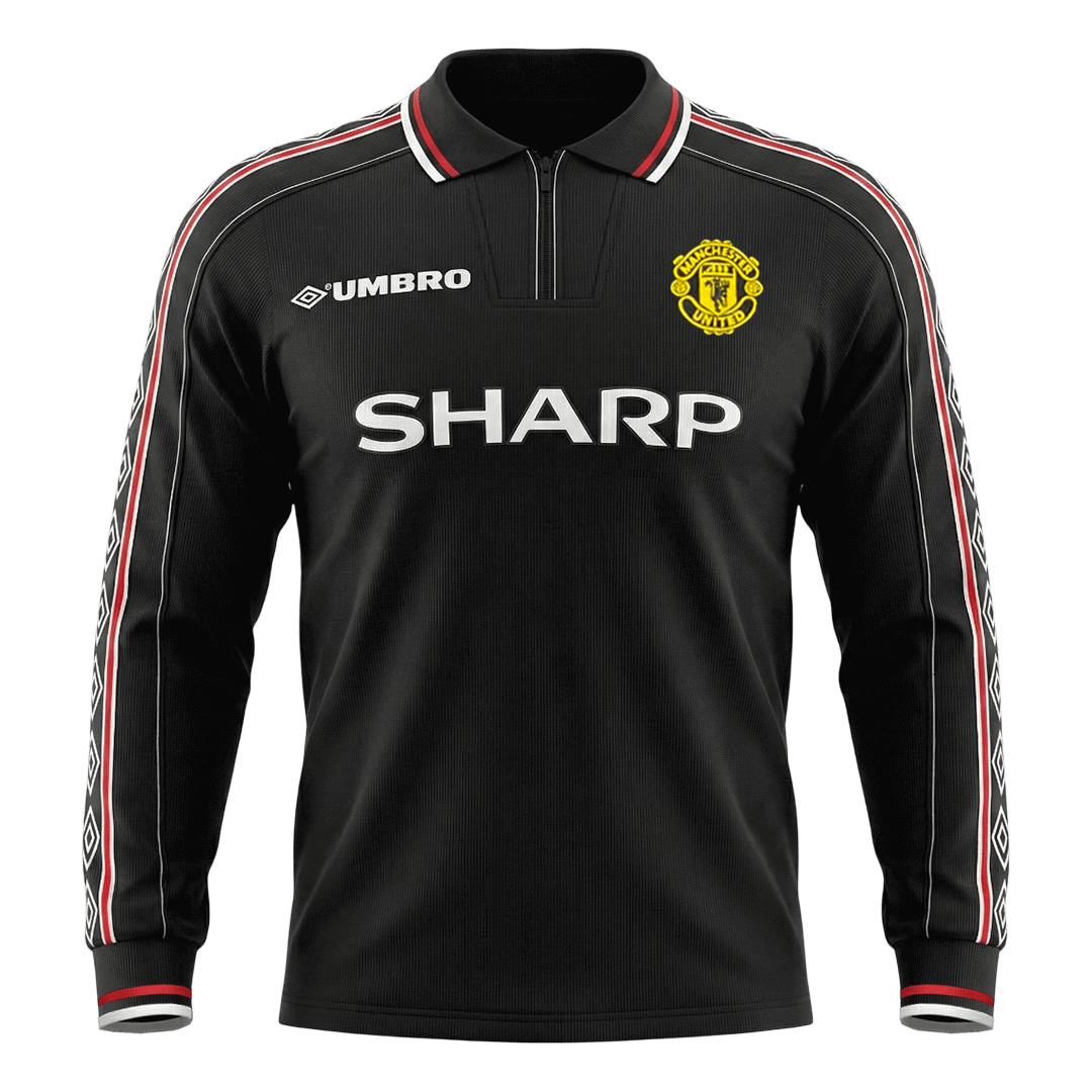 Retro Manchester United Uit Lange Mouwen Voetbalshirt 1998 2025/26