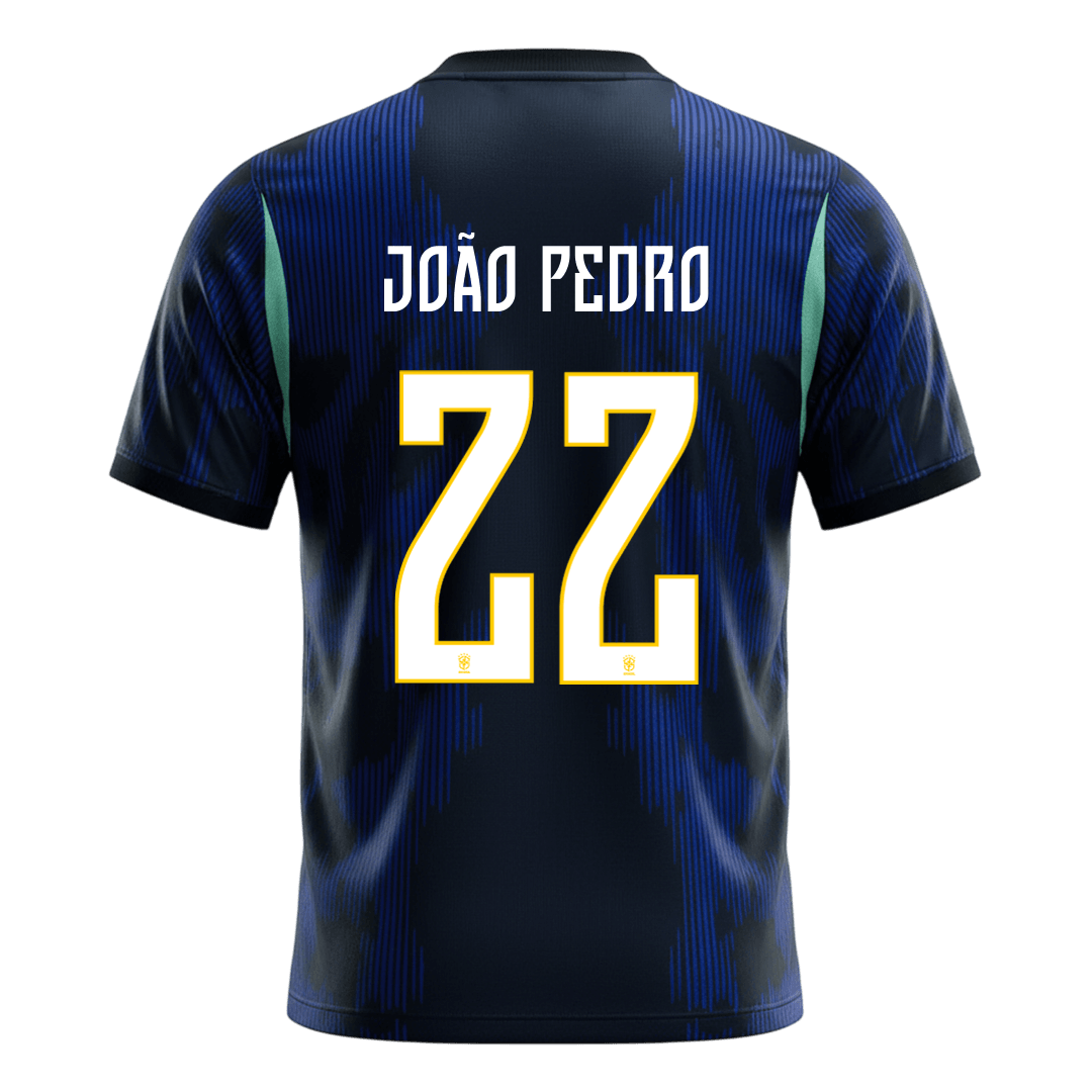 JOÃO PEDRO #22 Maillot de football brésilien pour homme Coupe du Monde 2026