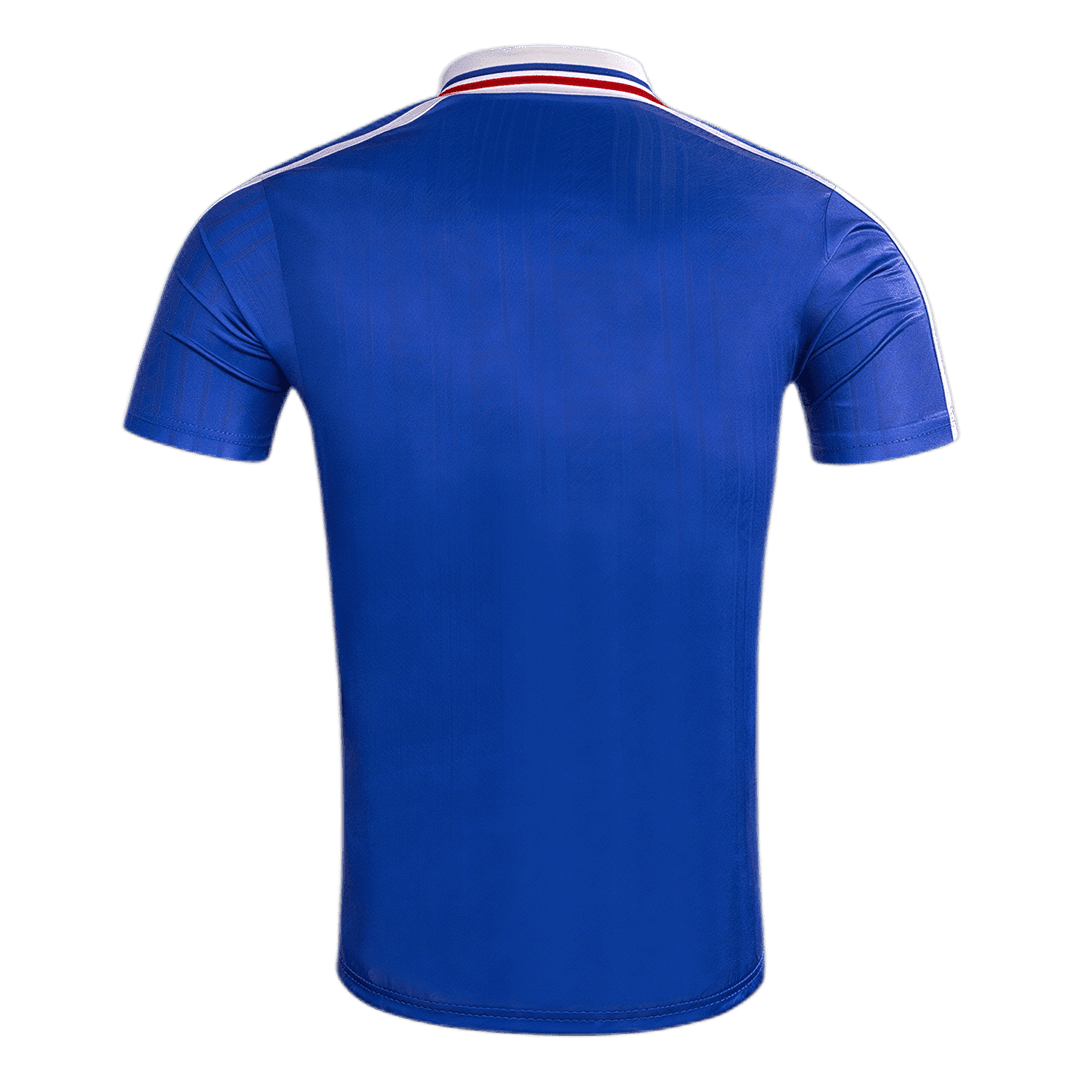 Retro Frankrijk Thuis Voetbalshirt 1994 - achterkant