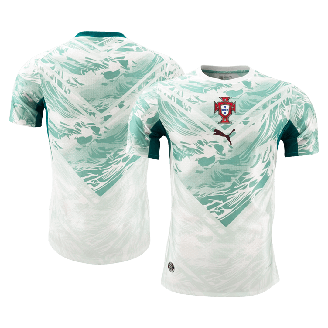Portugal Uit Spelersversie Voetbalshirt WK Voetbal 2026 - Slim Fit - detail