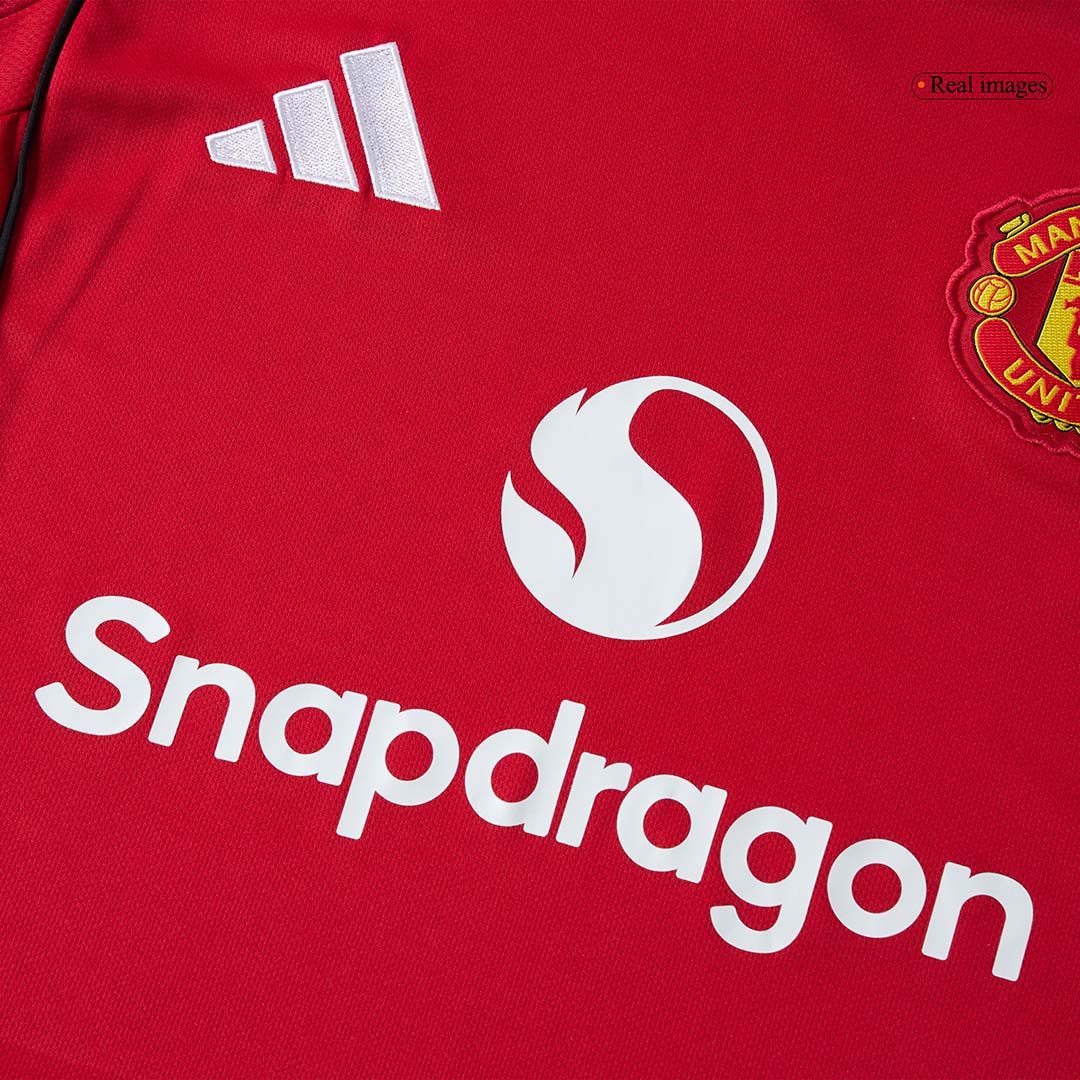 Heren Manchester United Thuis Lange Mouwen Voetbalshirt 2025/26 - foto 12