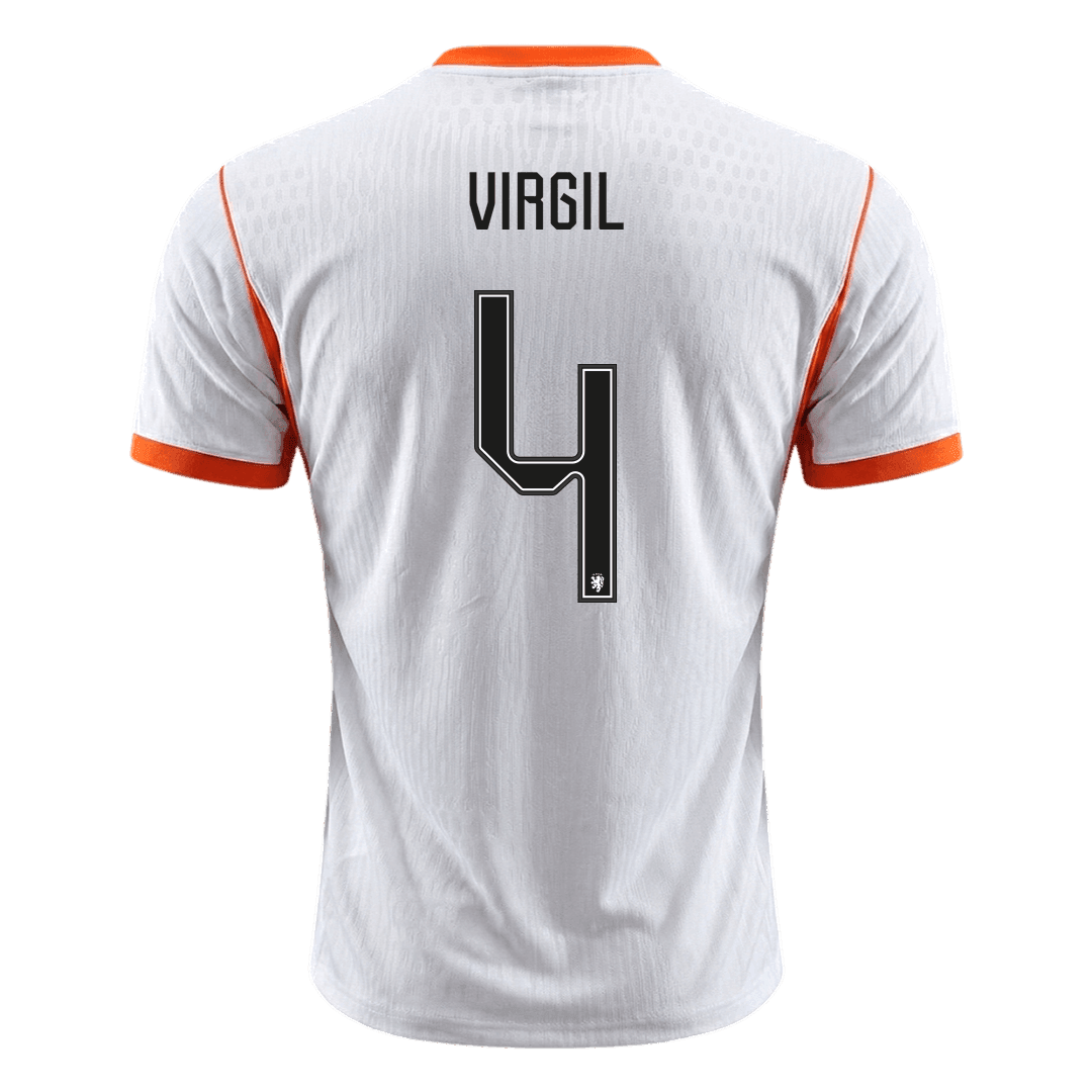 VIRGIL #4 Nederland Spelersversie uitshirt WK Voetbal 2026 - slim fit