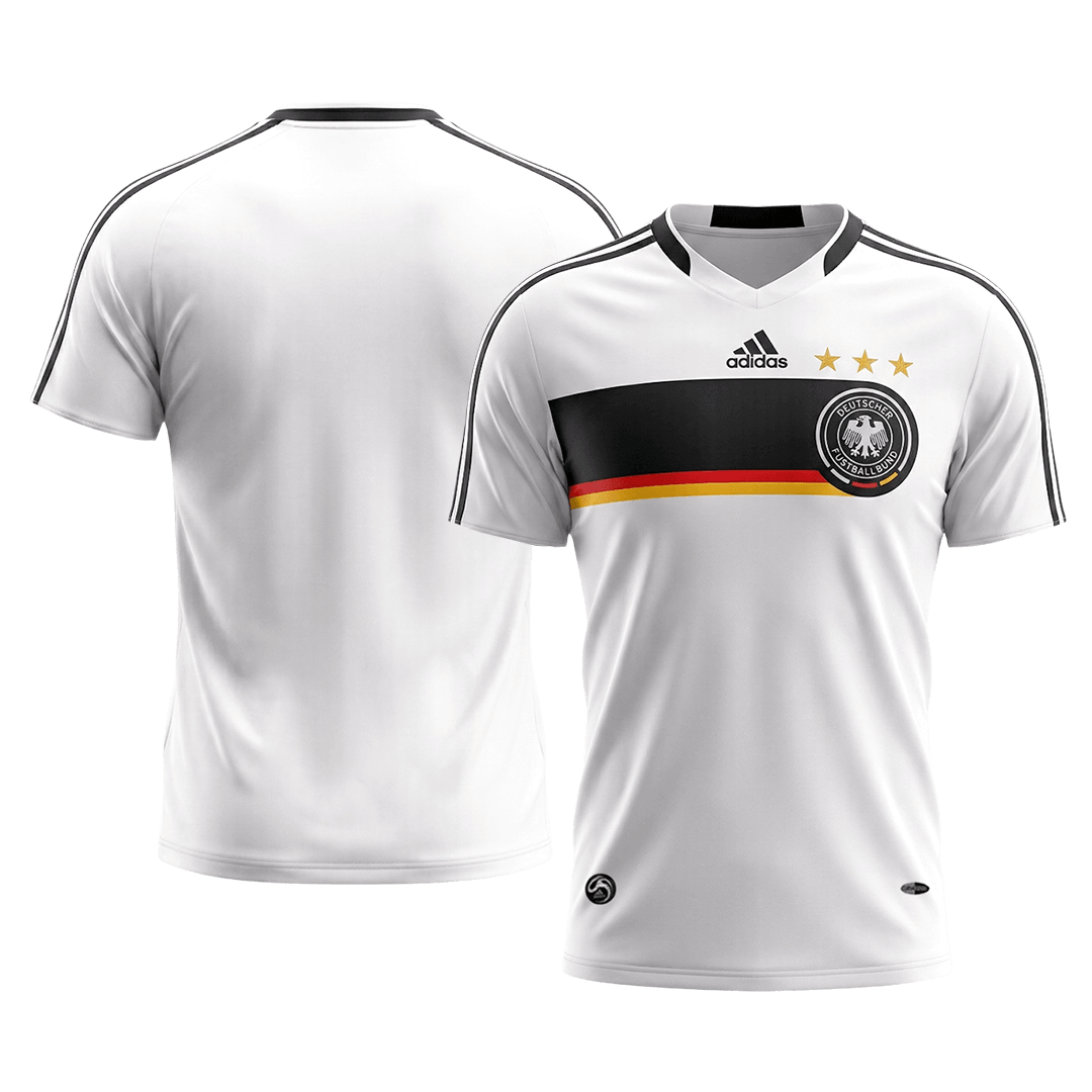 Retro Duitsland Thuis Voetbalshirt 2008 - detail