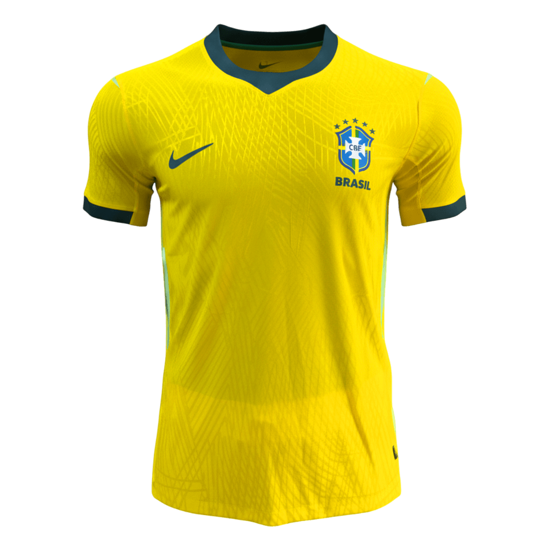 Brazilië Thuis Spelersversie Voetbalshirt 2026 - Slim Fit