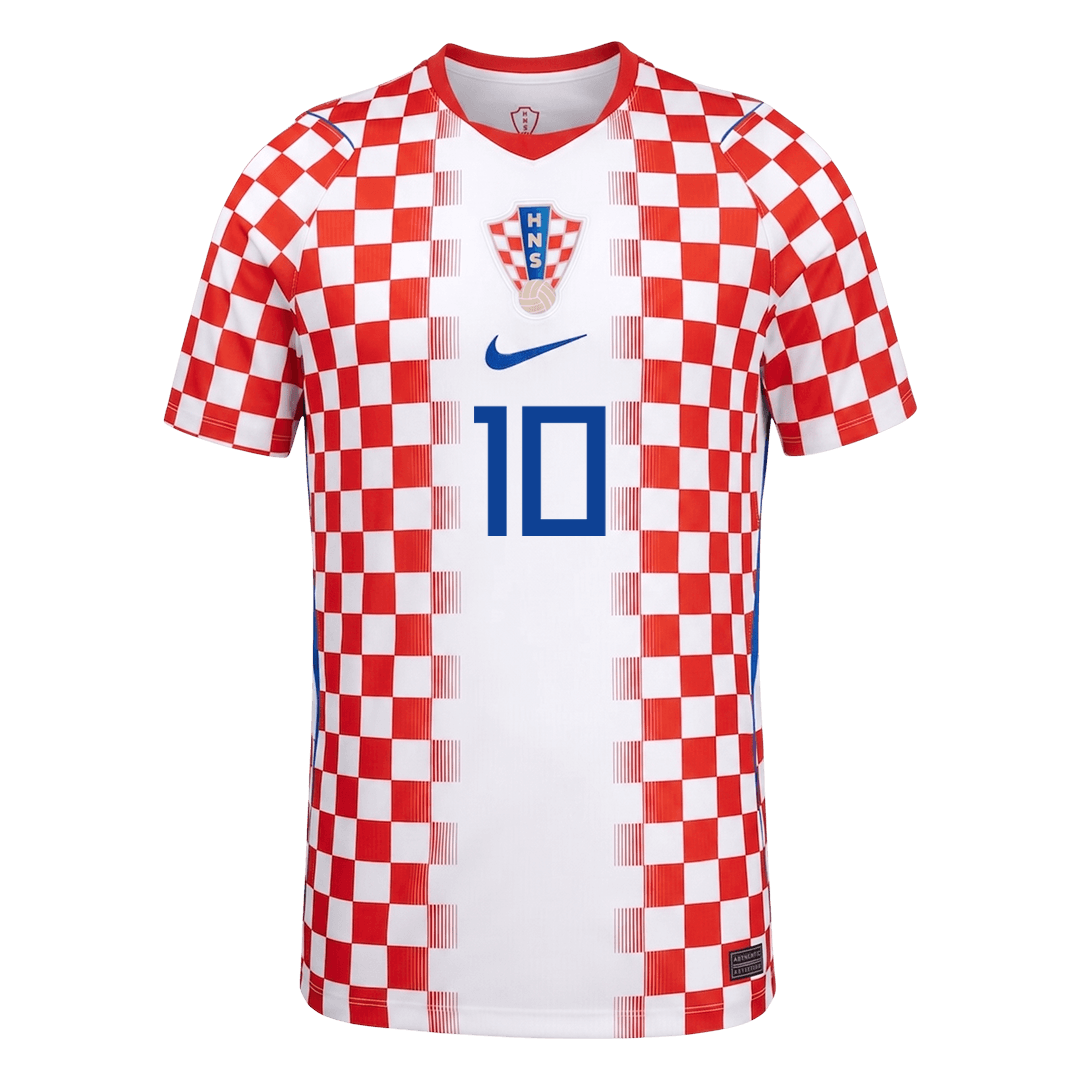 MODRIĆ #10 Heren Kroatië thuisshirt WK Voetbal 2026