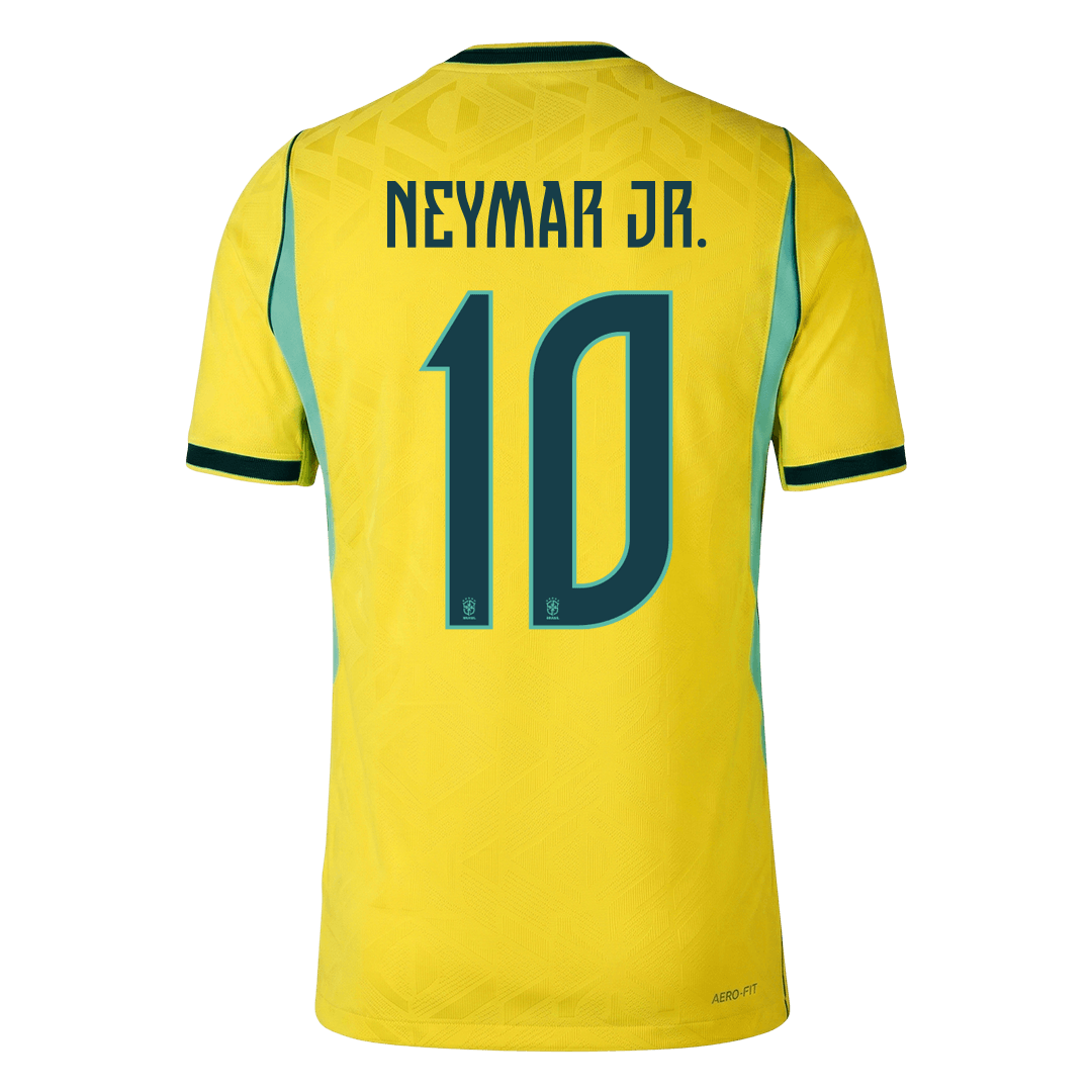 NEYMAR JR. #10 Brazilië Spelersversie thuisshirt WK Voetbal 2026 - slim fit