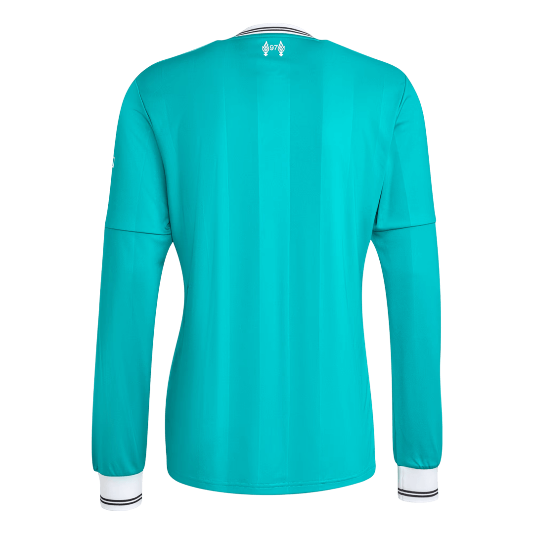 Heren Liverpool Derde Lange Mouwen Voetbalshirt 2025/26 - detail