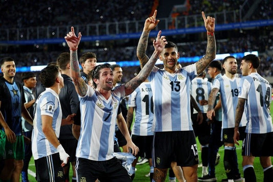 Argentinië-shirtbeeld voor de WK 2026 vooruitblik tegen Egypte