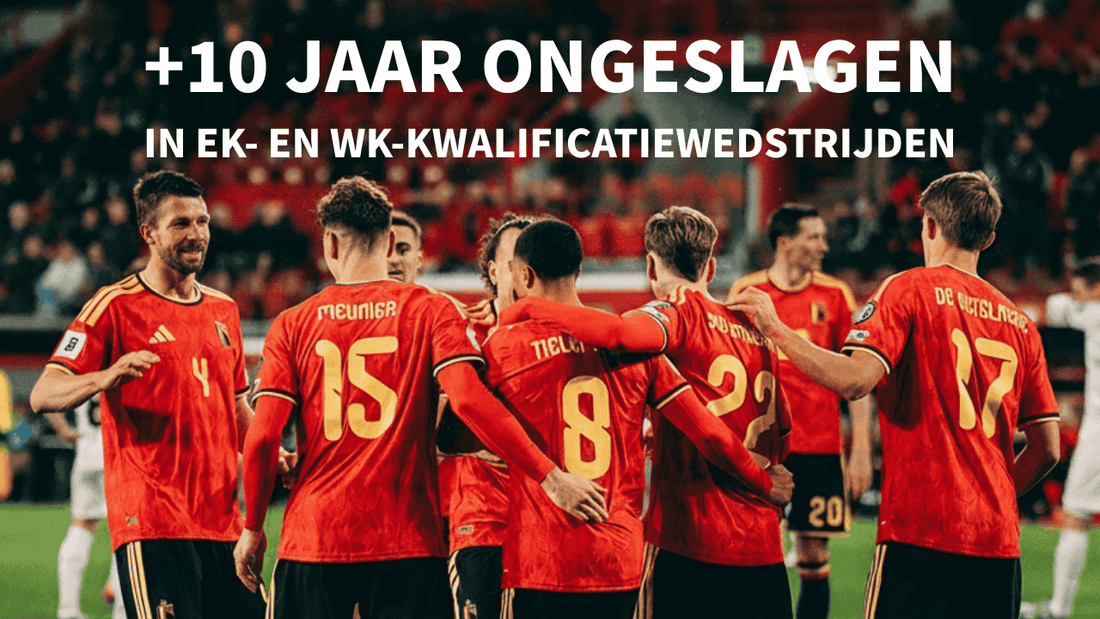 België kwalificeert zich opnieuw voor het WK — een decennium ongeslagen in de kwalificaties