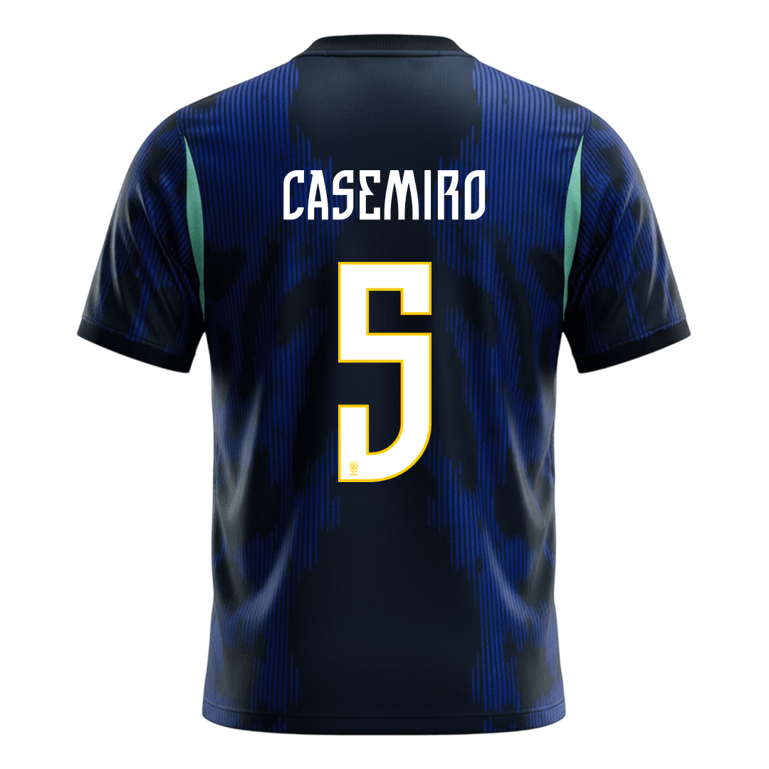 CASEMIRO #5 Maillot de Foot Extérieur Brésil Homme Coupe du Monde 2026