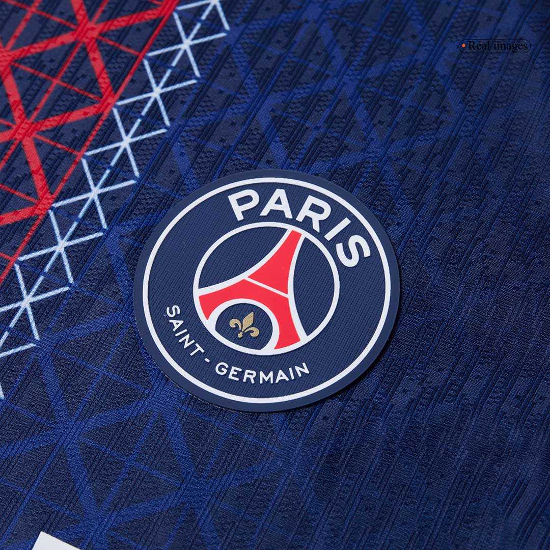 G.RAMOS #9 PSG Thuis Spelersversie Voetbalshirt 2025/26 - Slim Fit - zijkant