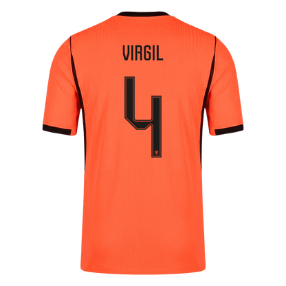VIRGIL #4 Nederland Spelersversie thuisshirt WK Voetbal 2026 - slim fit
