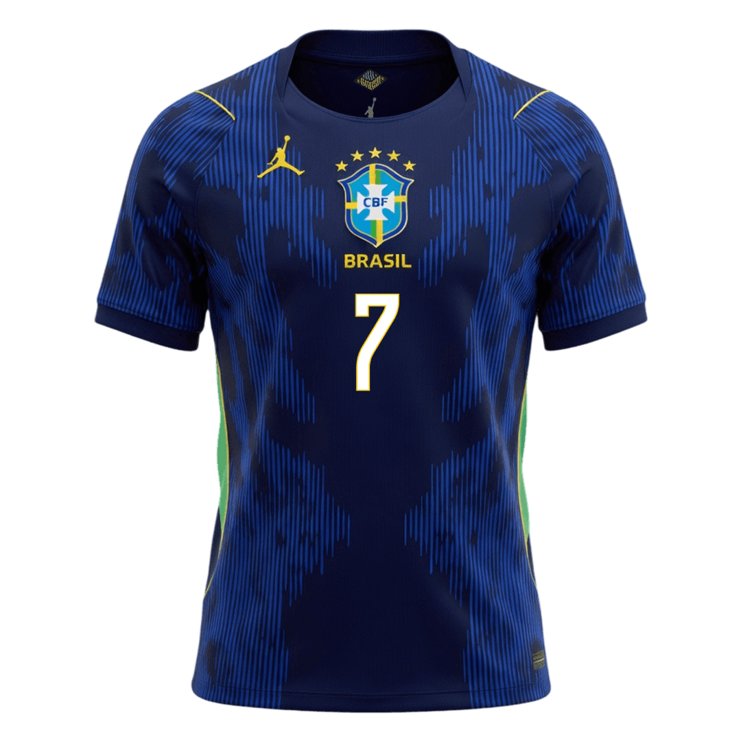 VINI JR. #7 Heren Brazilië Uit Voetbalshirt WK Voetbal 2026 - foto 9