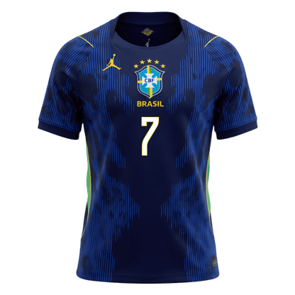 VINI JR. #7 Heren Brazilië Uit Voetbalshirt WK Voetbal 2026 - foto 9