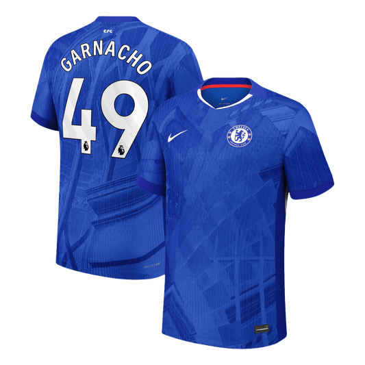GARNACHO #49 Chelsea Thuis Spelersversie Voetbalshirt 2025/26 - Slim Fit