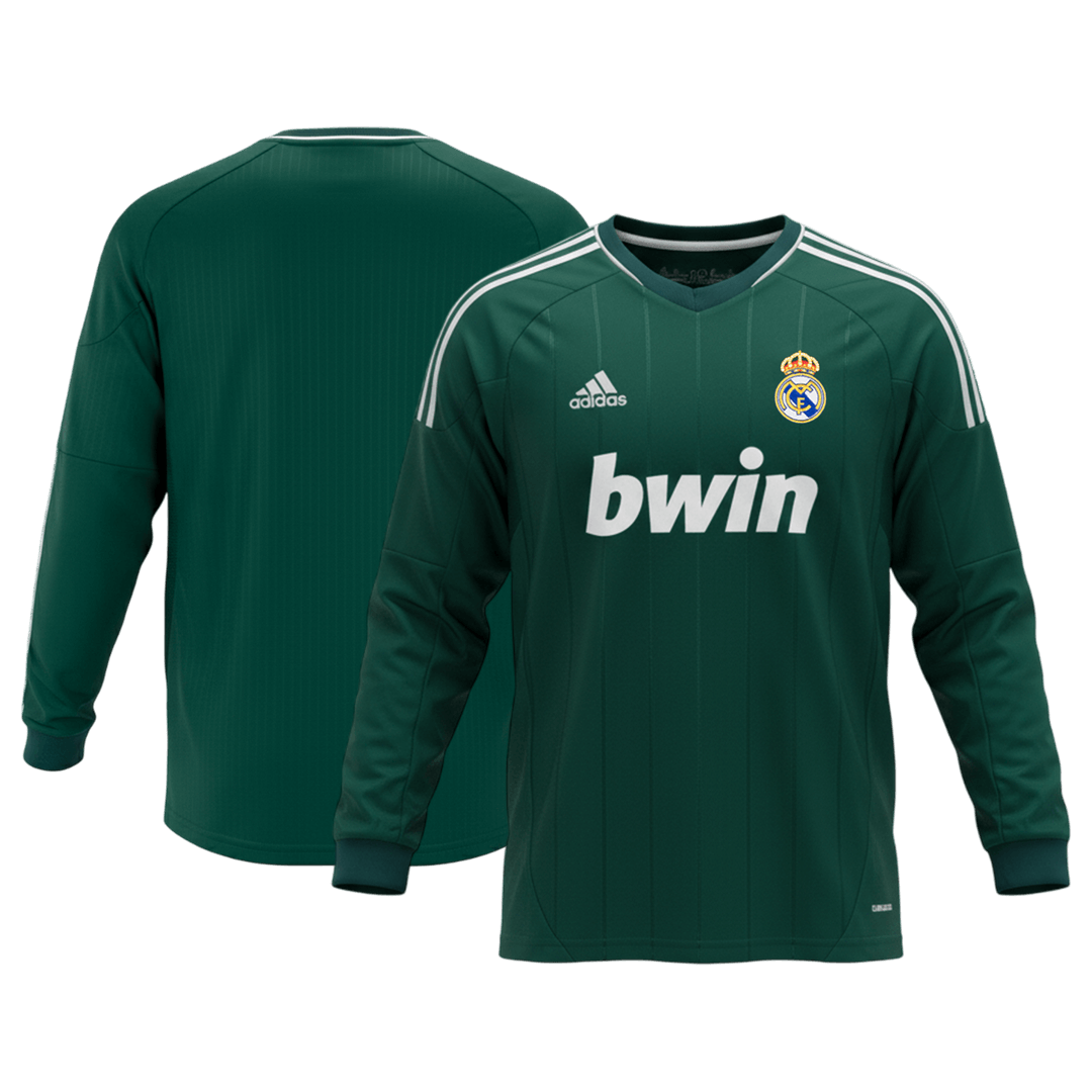 Retro Real Madrid Derde Lange Mouwen Voetbalshirt 2012/13 - detail