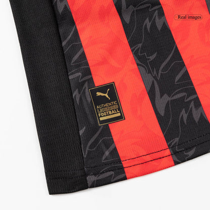 Kinder AC Milan Thuis Tenue 2025/26 - close-up