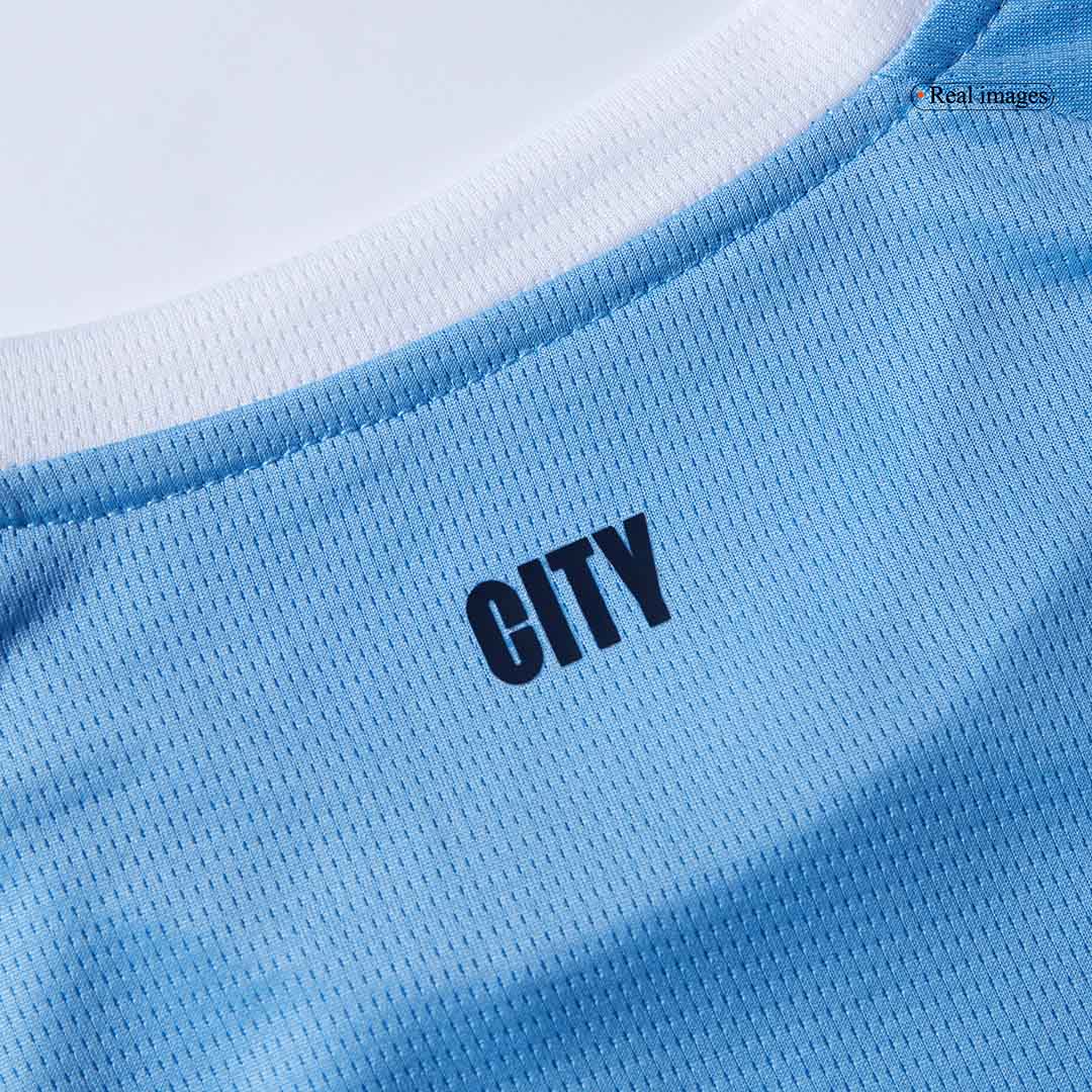 Kinder Manchester City Thuis Tenue 2025/26 - detail