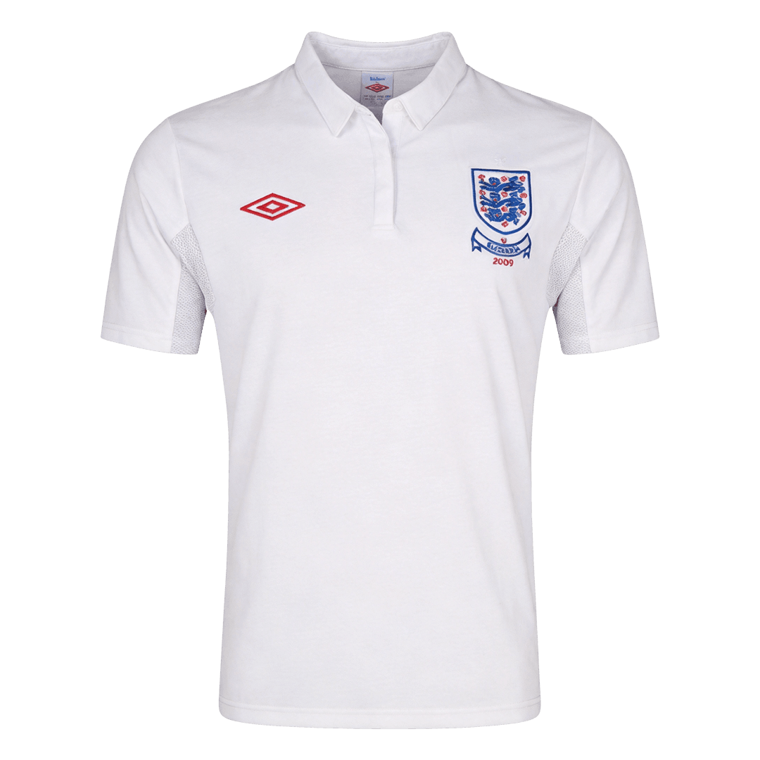 Retro Engeland Thuis Voetbalshirt 2010 - voorkant