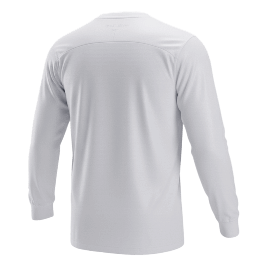 Retro Portugal Uit Lange Mouwen Voetbalshirt 2012 - achterkant