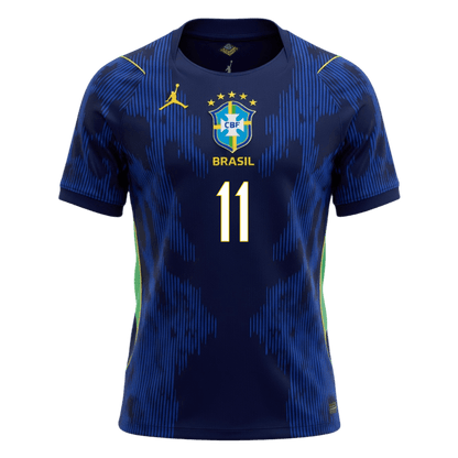RAPHINHA #11 Heren Brazilië uitshirt WK Voetbal 2026