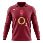 Retro Arsenal thuisshirt Lange Mouwen 2005/06