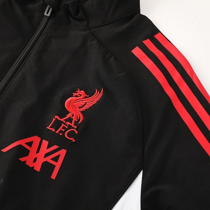 Liverpool Windjack 2025/26 Black - achterkant