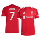 WIRTZ #7 Liverpool Spelersversie thuisshirt 2025/26 - slim fit