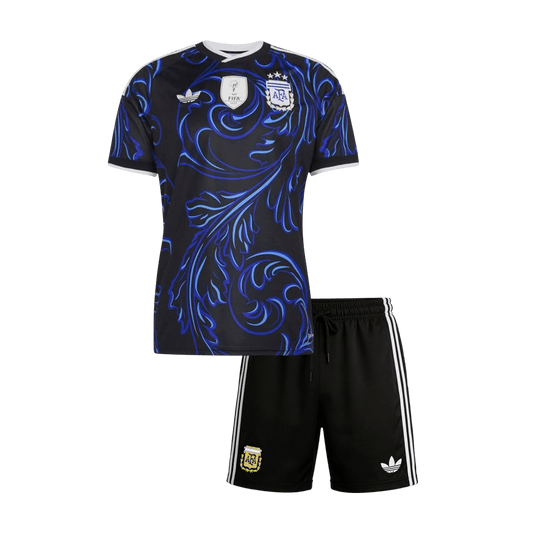 Kinder Argentinië Uit Tenue WK Voetbal 2026 - voorkant