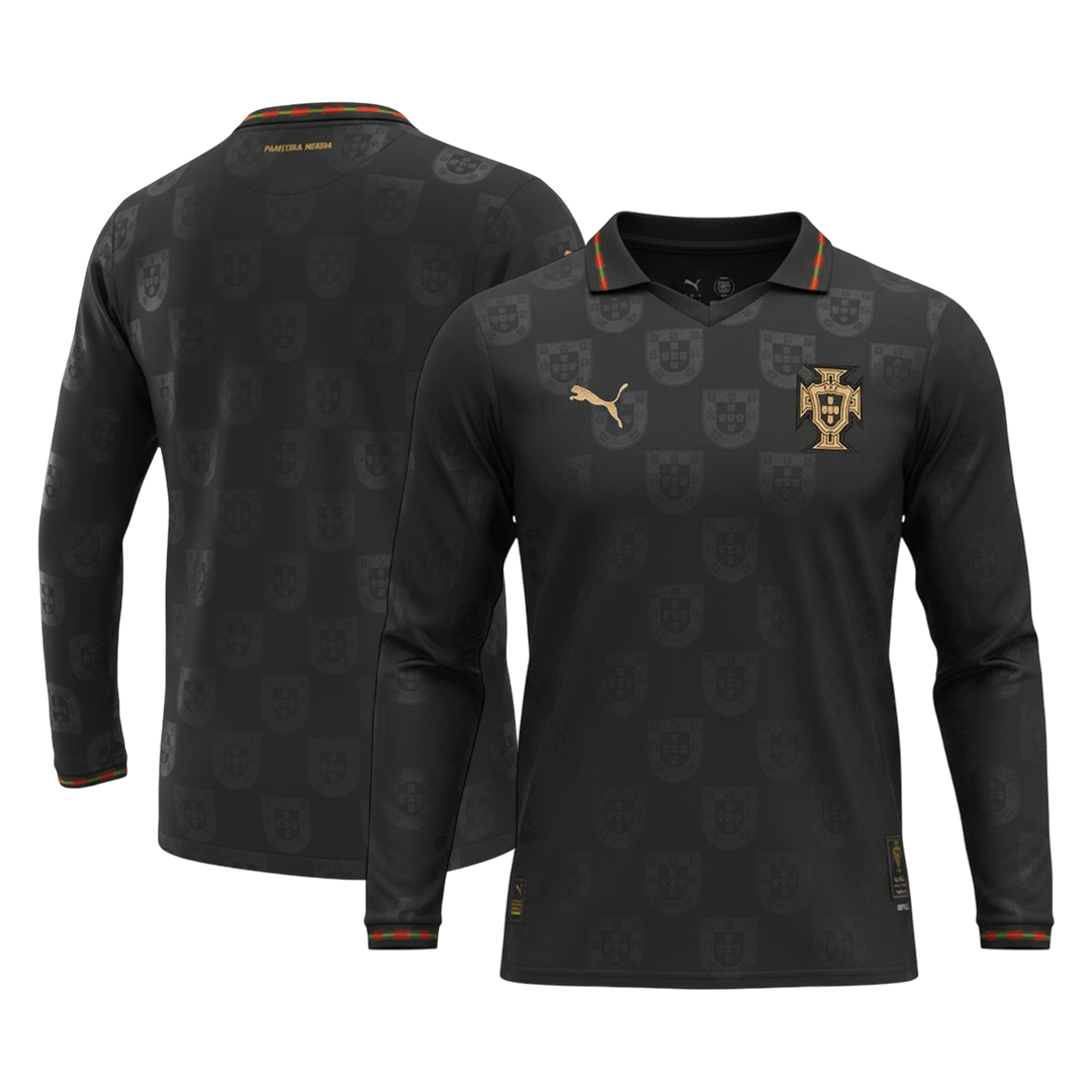Heren Portugal Lange Mouwen Voetbalshirt 2026 - detail