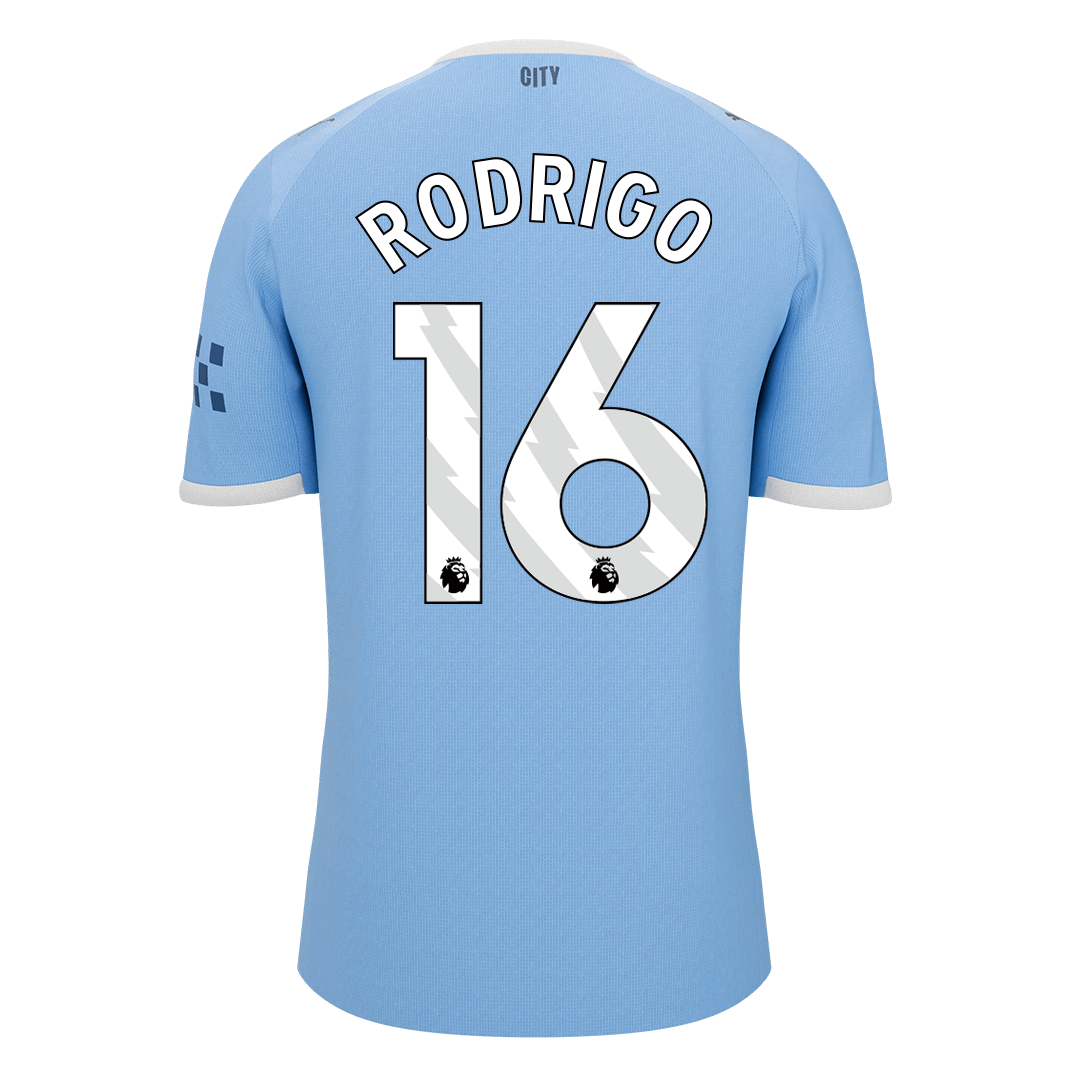RODRIGO #16 Heren Manchester City Thuis Voetbalshirt 2025/26 [PREMIUM] - detail