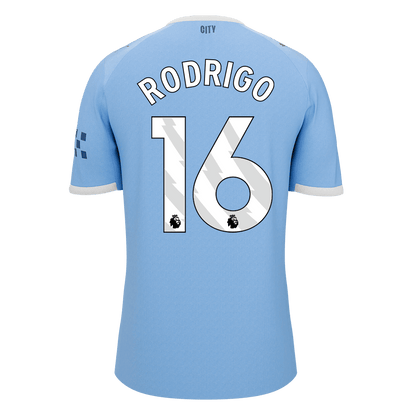 RODRIGO #16 Heren Manchester City Thuis Voetbalshirt 2025/26 [PREMIUM] - detail