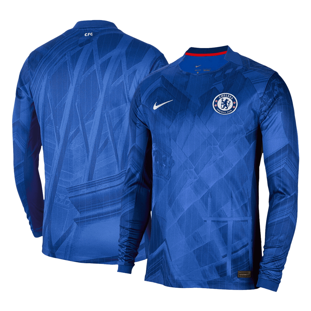 Heren Chelsea Thuis Lange Mouwen Voetbalshirt 2025/26 - verpakking