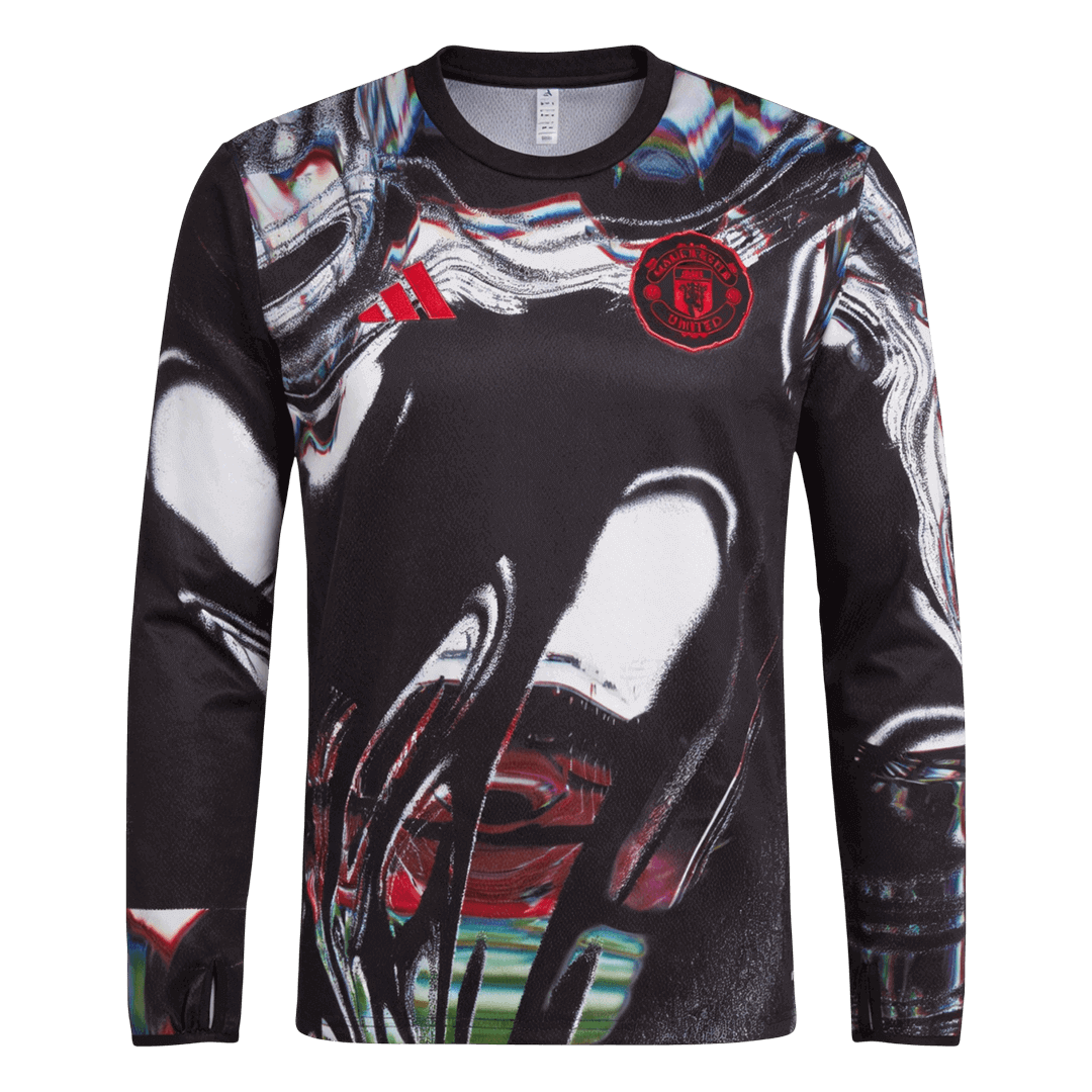 Heren Manchester United Pre-Match Lange Mouwen Voetbalshirt 2025/26