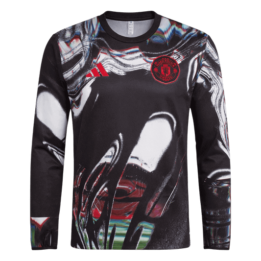 Heren Manchester United Pre-Match Lange Mouwen Voetbalshirt 2025/26