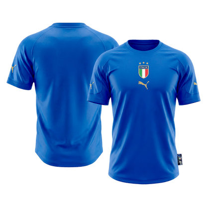 Retro Italië Thuis Voetbalshirt 2004 - detail