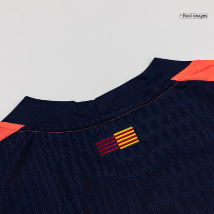 LEWANDOWSKI #9 Barcelona Derde Spelersversie Voetbalshirt 2025/26 - UCL - Slim Fit - detail