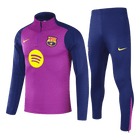 Ensemble de jogging Barcelone zippé (haut + pantalon) 2025/26 Violet