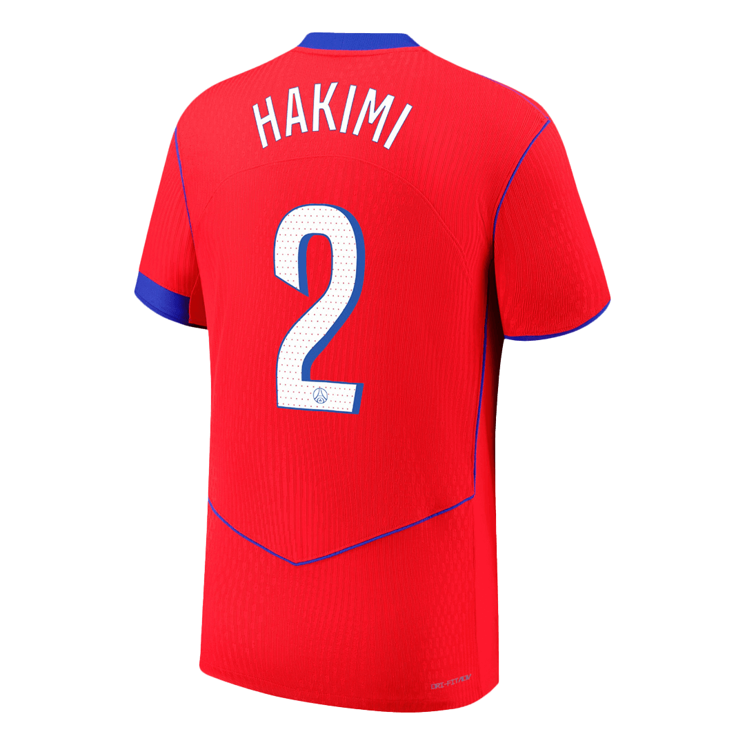 HAKIMI #2 PSG Derde Spelersversie Voetbalshirt 2025/26 - Slim Fit - detail