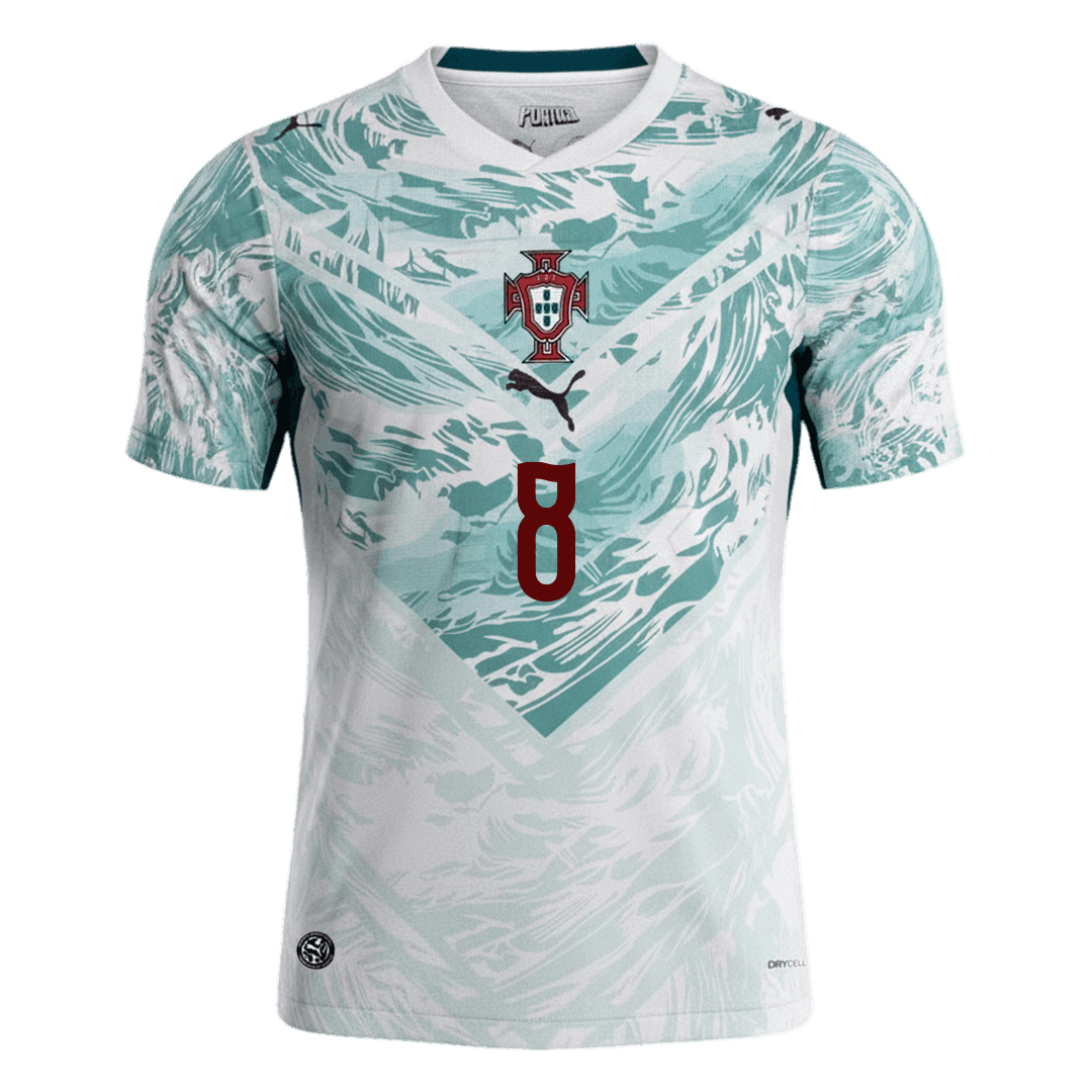 B.FERNANDES #8 Heren Portugal uitshirt WK Voetbal 2026