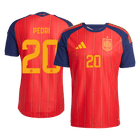 PEDRI #20 Spanje Spelersversie thuisshirt WK Voetbal 2026 - slim fit