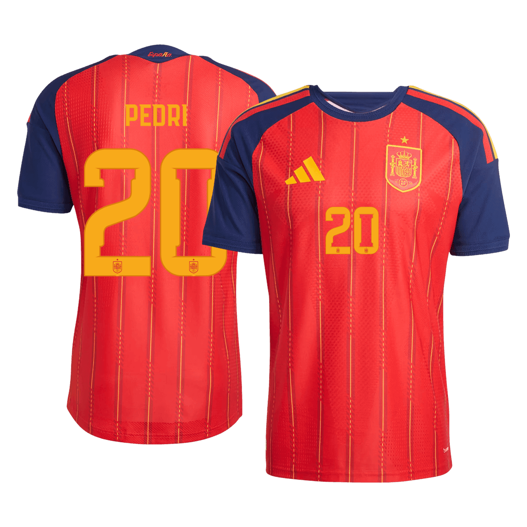 PEDRI #20 Spanje Spelersversie thuisshirt WK Voetbal 2026 - slim fit